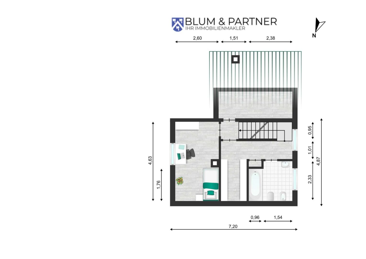Grundriss Obergeschoss