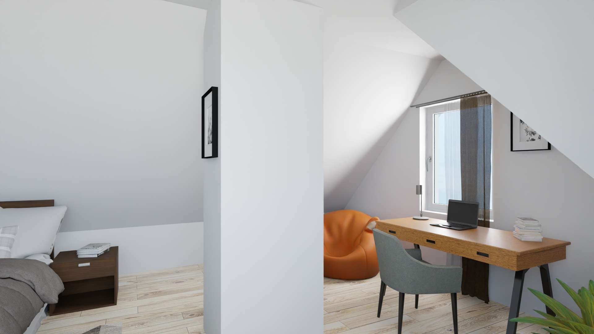 Schlafzimmer Dachgeschoss