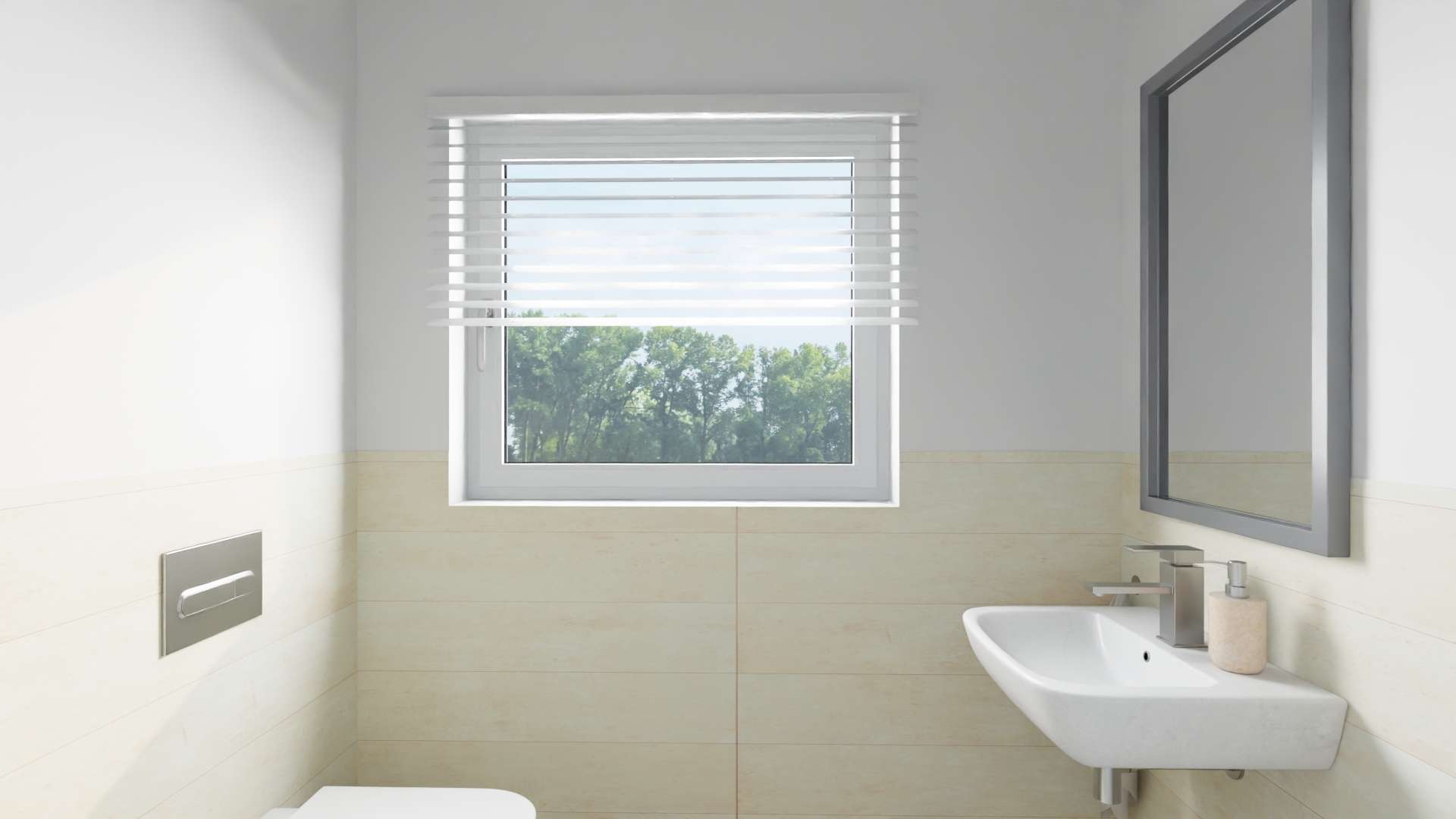 Gäste-WC visualisiert