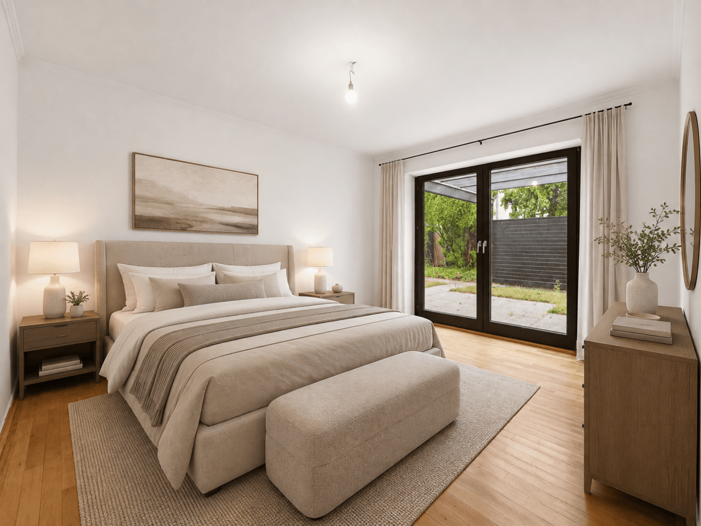 Schlafzimmer KI-generiert