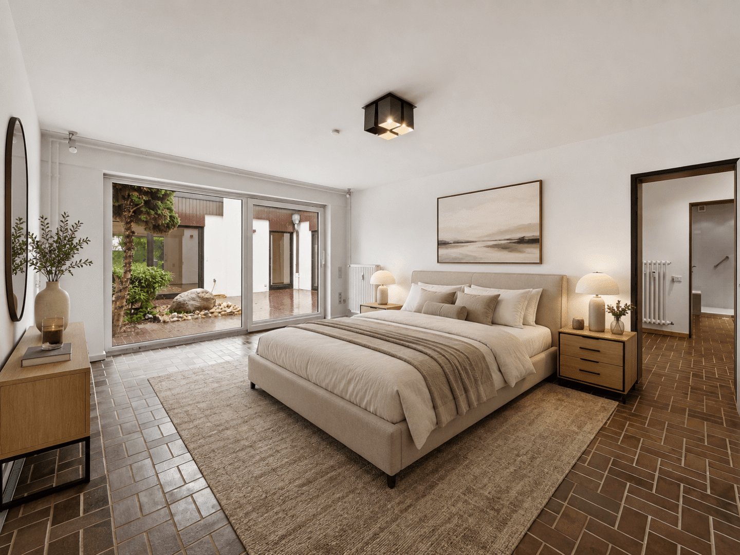 Schlafzimmer KI-generiert