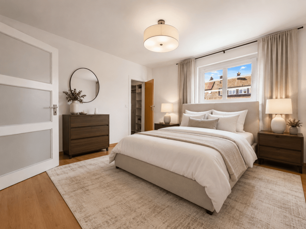 Schlafzimmer KI-generiert