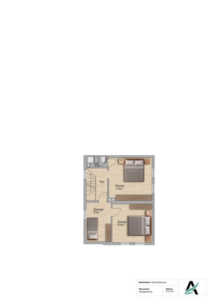 Grundriss Obergeschoss