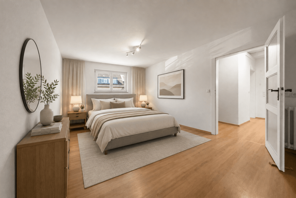 Schlafzimmer KI-generiert