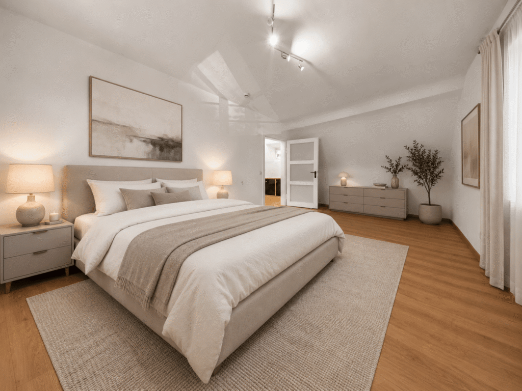 Schlafzimmer KI-generiert