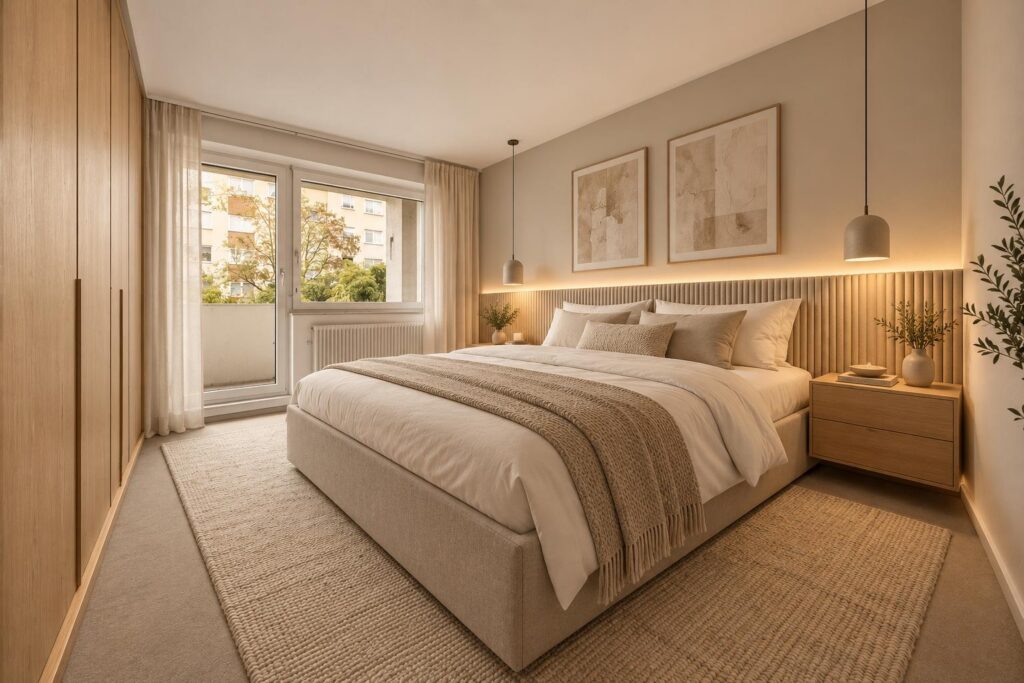 Schlafzimmer KI-generiert