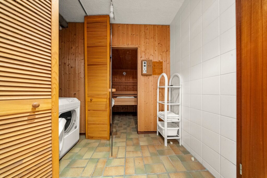Waschküche und Sauna