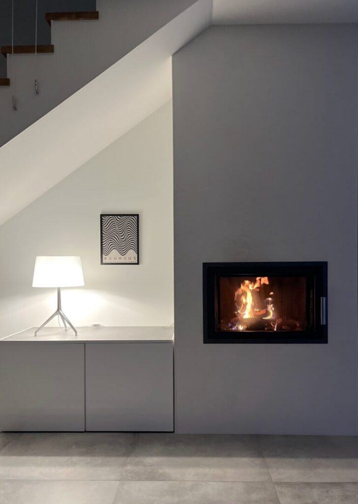 Holzbefeuerter Kamin