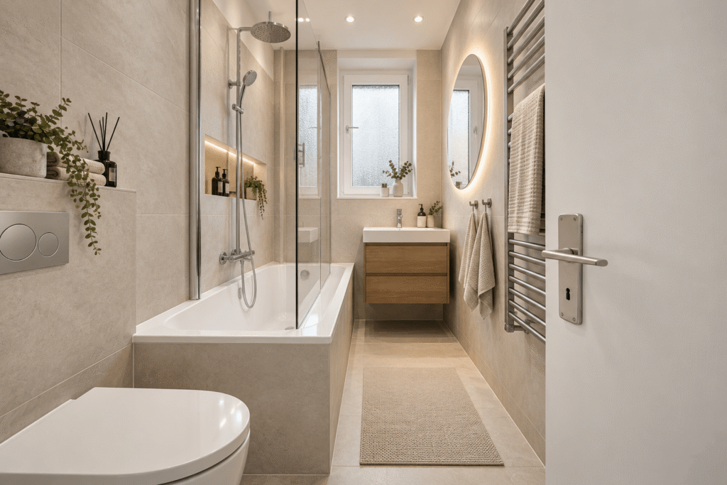 Badezimmer visualisiert