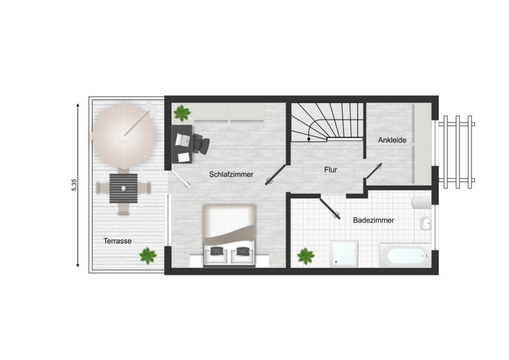 Grundriss Obergeschoss