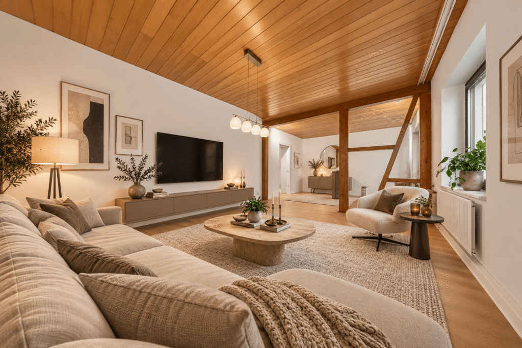 Wohnzimmer visualisiert