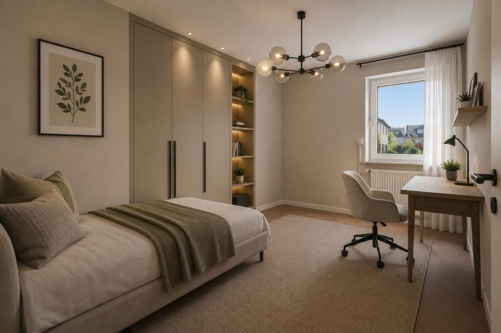 Schlafzimmer 2 KI-generiert